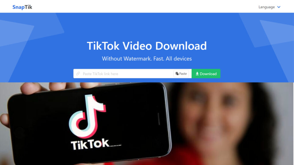 The best tiktok video downloader - SnapTik