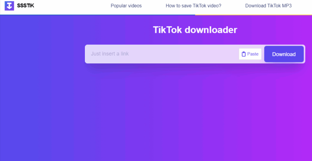 Download tiktok video without watermark with ssstiktok